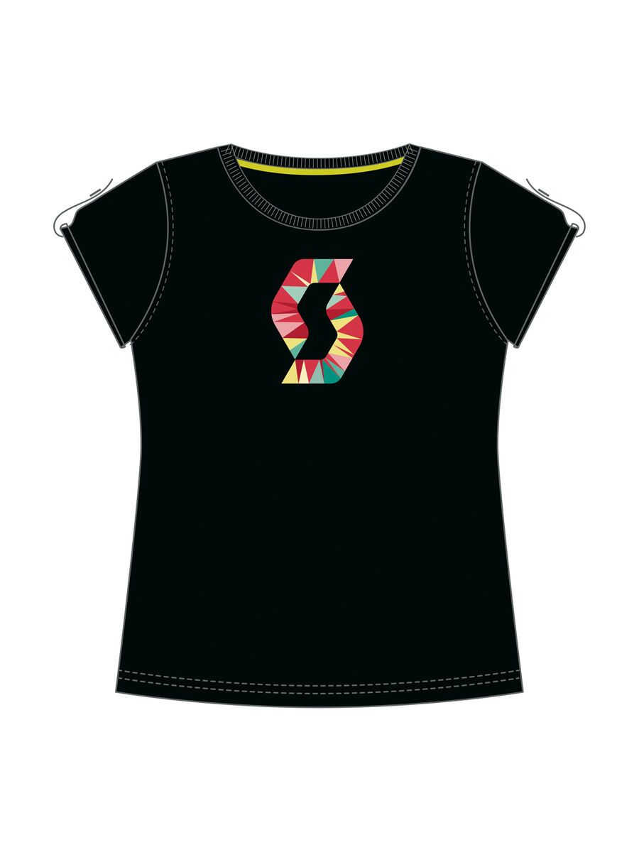 Scott Womens 15 Promo s/sl T-Shirt, black - Bild 1