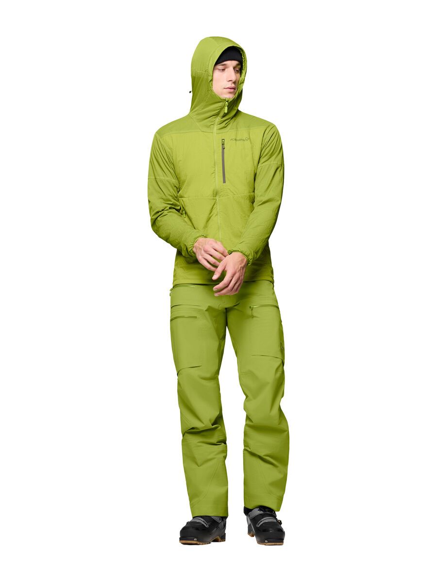 Norrona lyngen thermo100active Zip Hood M's, dark citron - Bild 5