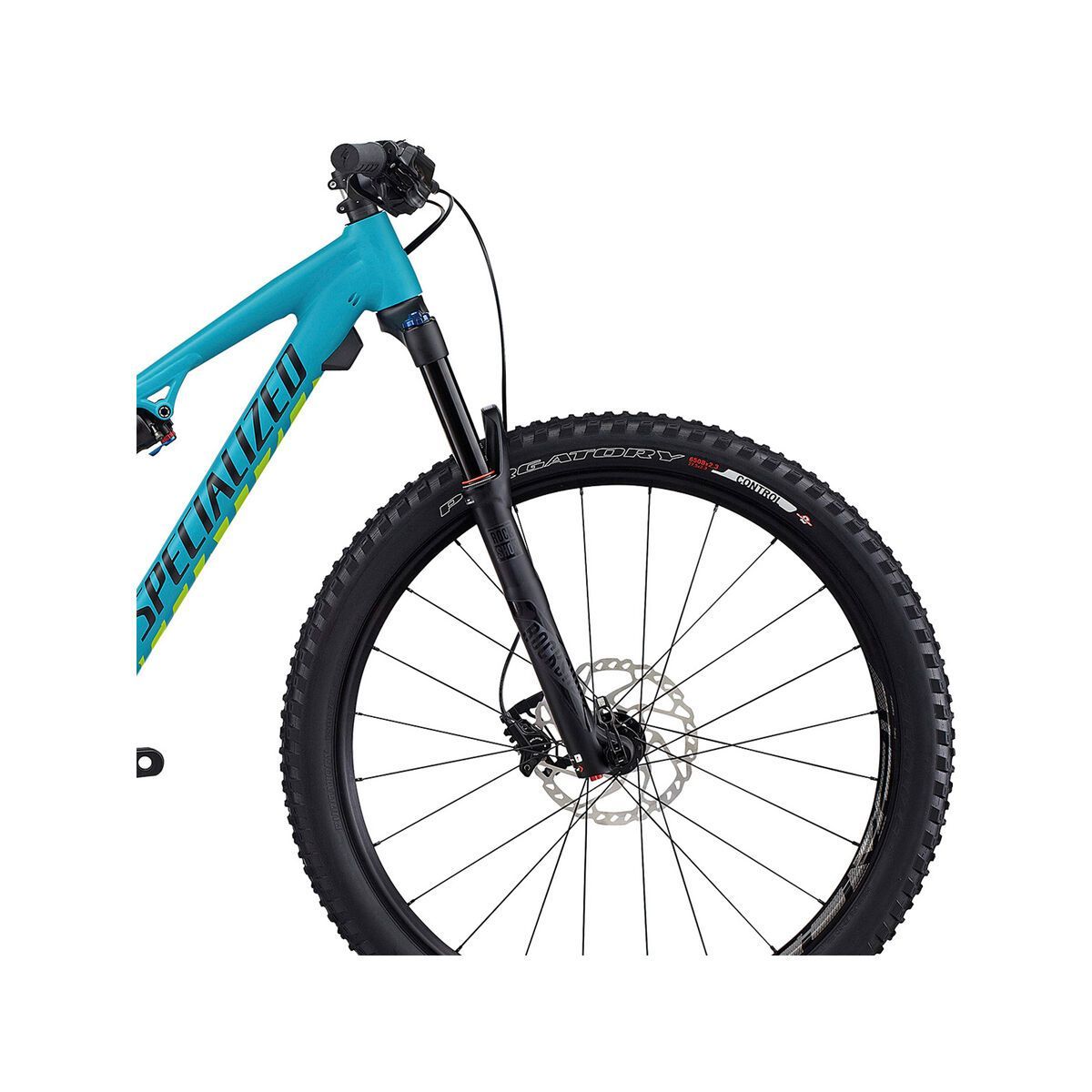 Specialized Woman's Camber FSR Comp 650B, turquoise/hyper green/tarmac black - Bild 5