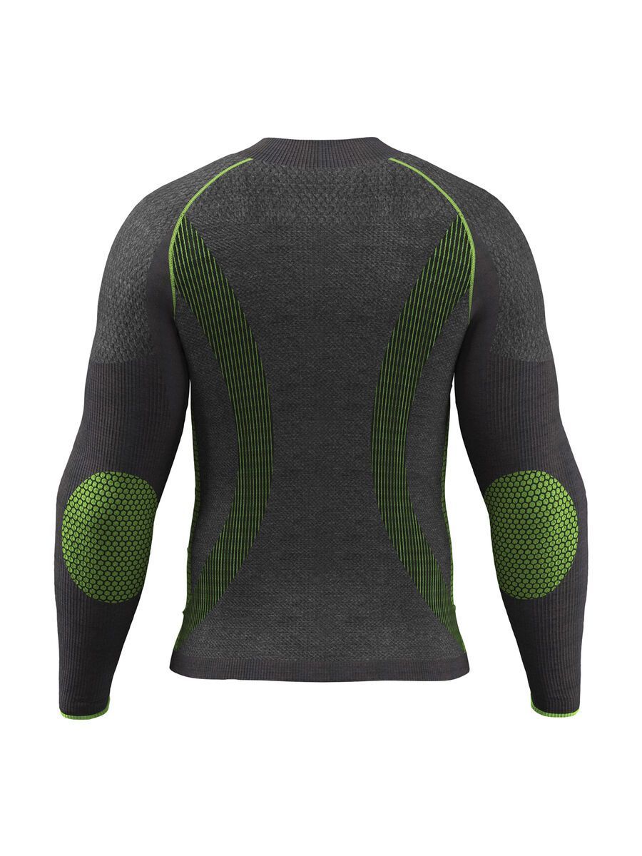 Iron-ic Long-Sleeve T-Shirt Man I-Protect, black/neon - Bild 3