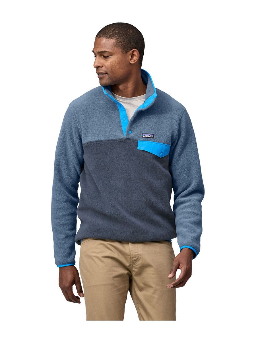 Patagonia Men's Lightweight Synch Snap-T Pullover, smolder blue - Bild 2