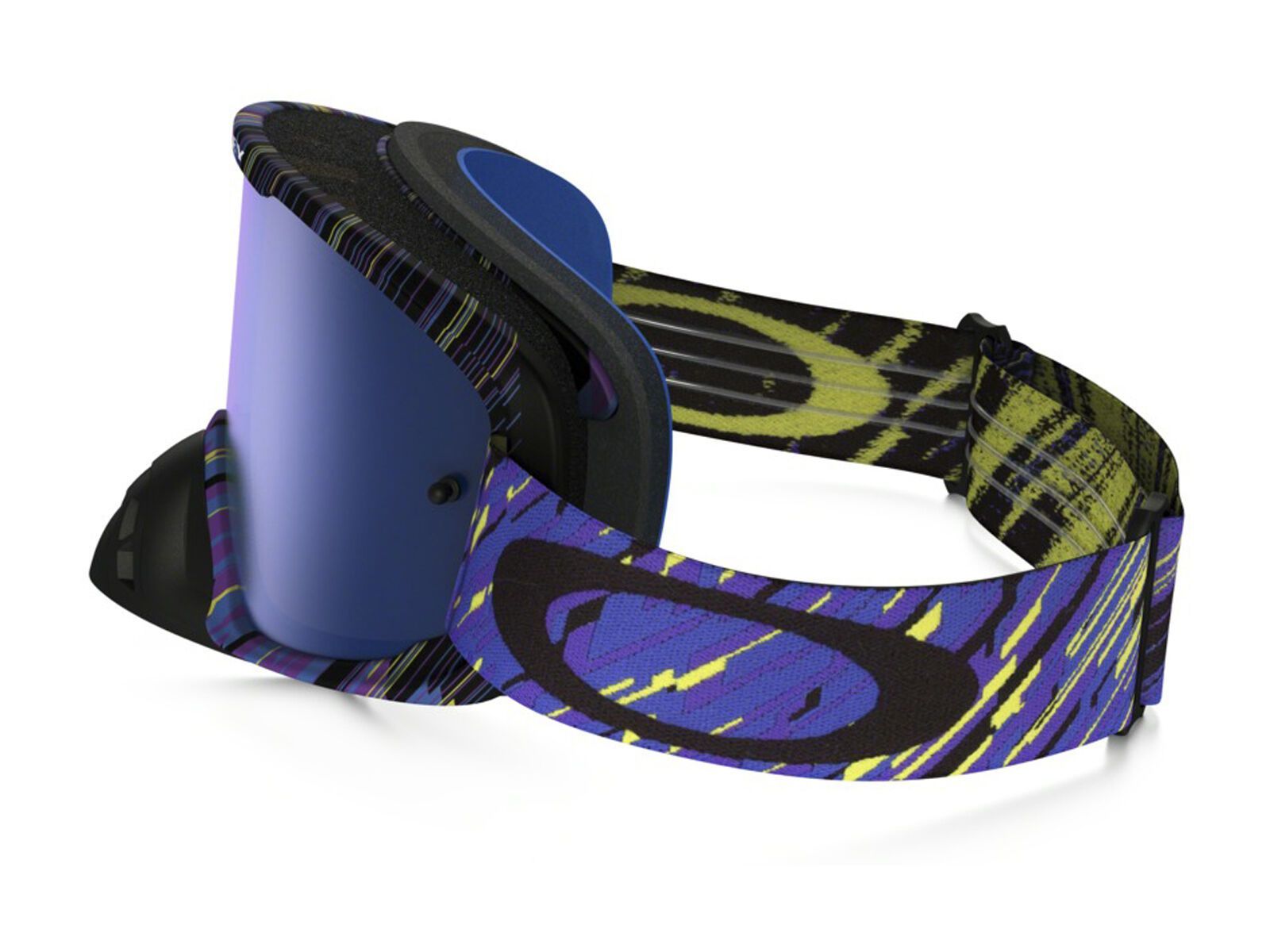 Oakley O2 MX inkl. Wechselscheibe, rain of terror blue purple/Lens: black ice iridium - Bild 4
