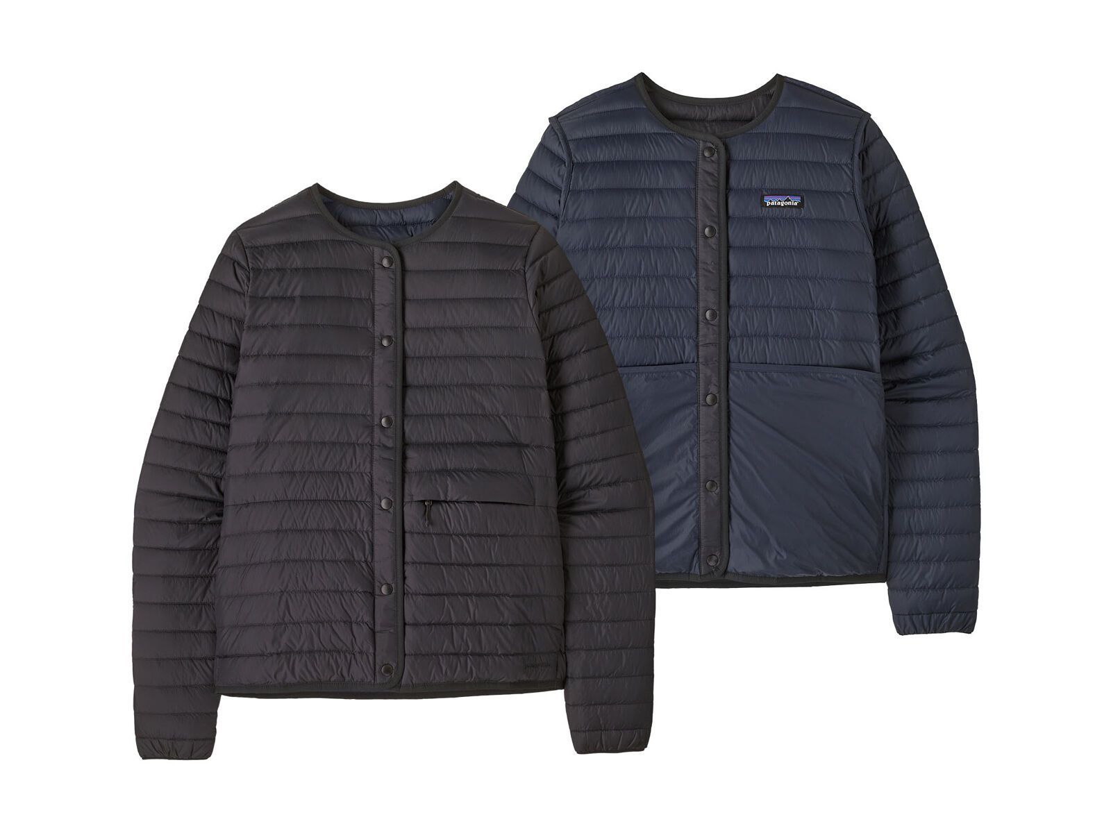 Patagonia Women's Lightweight Reversible Down Sweater Cardigan, black - Bild 1