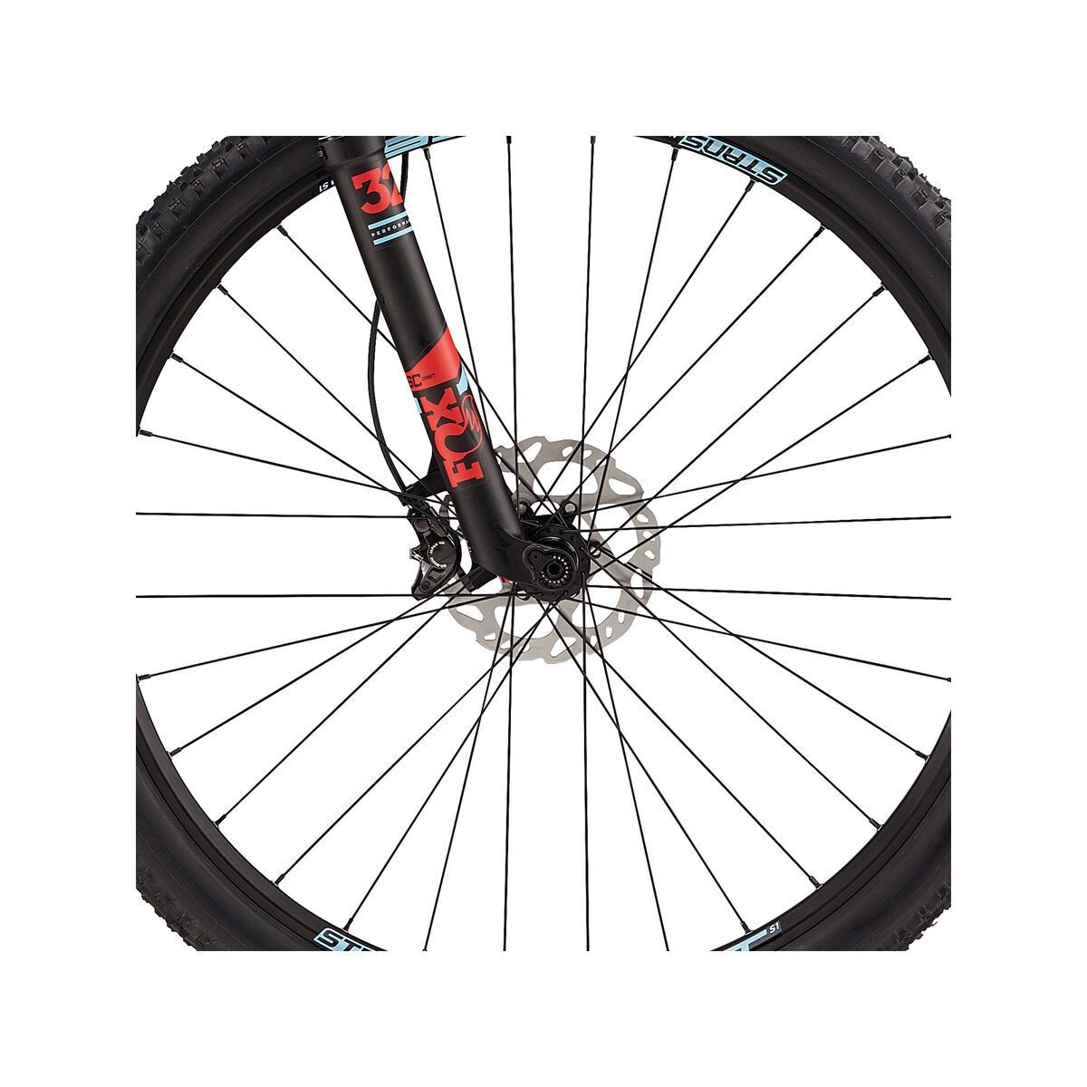 GT Zaskar Carbon Expert, satin raw w/ neon red & sky blue - Bild 3