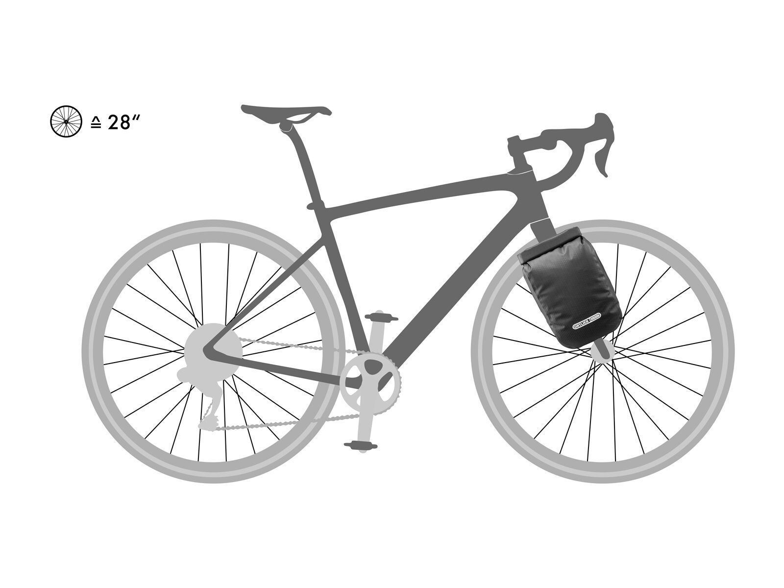 ORTLIEB Fork-Pack 5,8 L, black matt - Bild 6