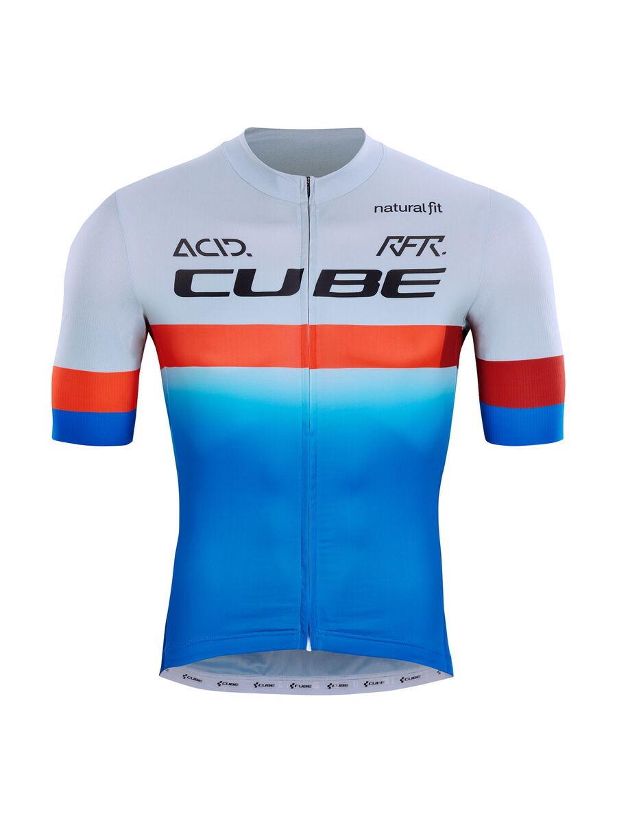 Cube Teamline Trikot kurzarm, blue´n´red´n´grey - Bild 1