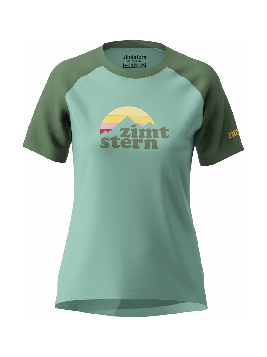 Zimtstern Sunsetz Tee Women's, granite green/bronze green - Bild 1