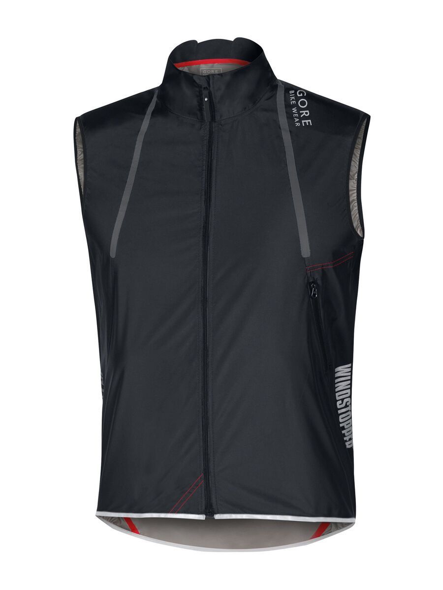 Gore Bike Wear Oxygen Windstopper Active Shell Light Weste, black - Bild 1