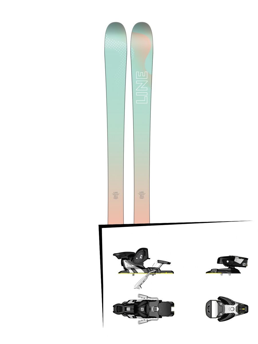 Set: Line Soulmate 86 2018 + Salomon STH2 WTR 13 black/white - Bild 1