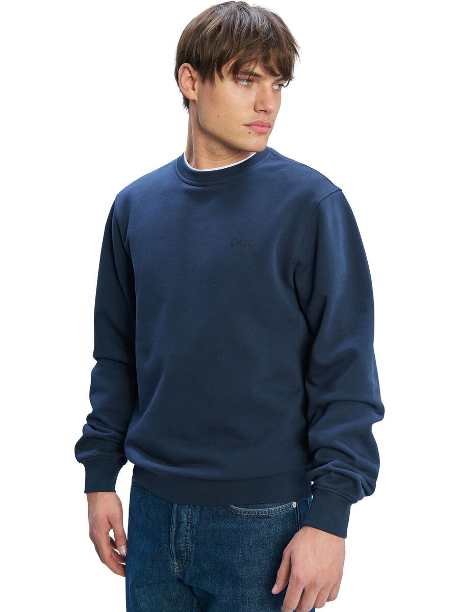 POC Crew Neck Sweater, apatite navy/hydrogen white - Bild 3