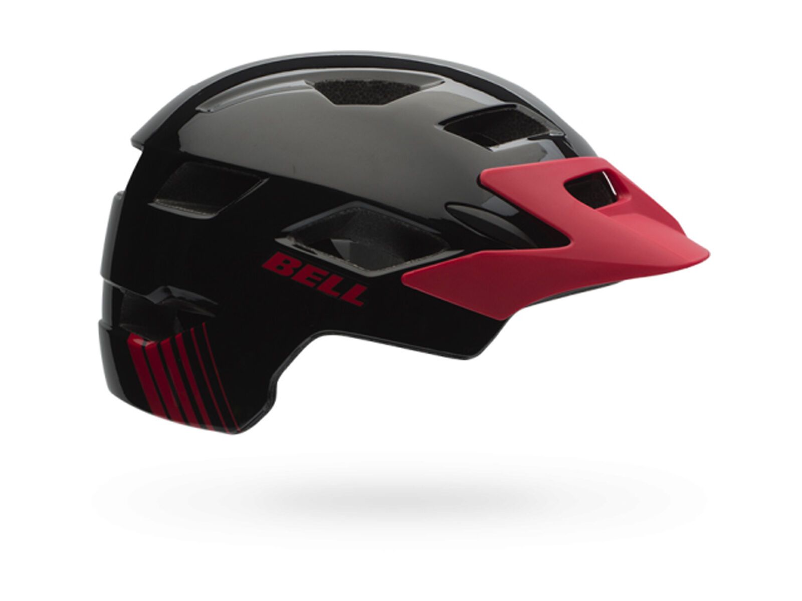 Bell Sidetrack Youth MIPS, black/red echo - Bild 1