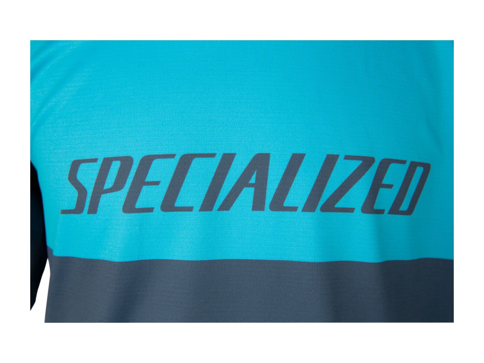 Specialized Kids' Enduro Grom Jersey, aqua/cast blue block - Bild 4