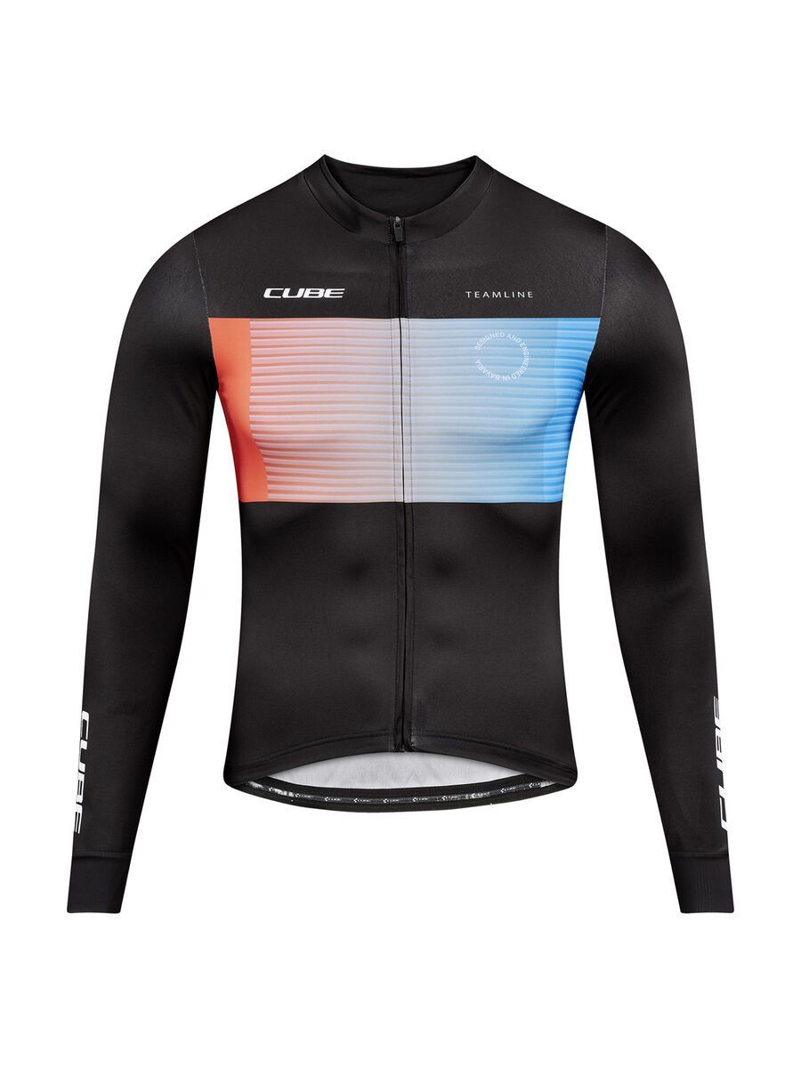 Cube Vertex Trikot langarm, black´n´blue´n´red - Bild 1
