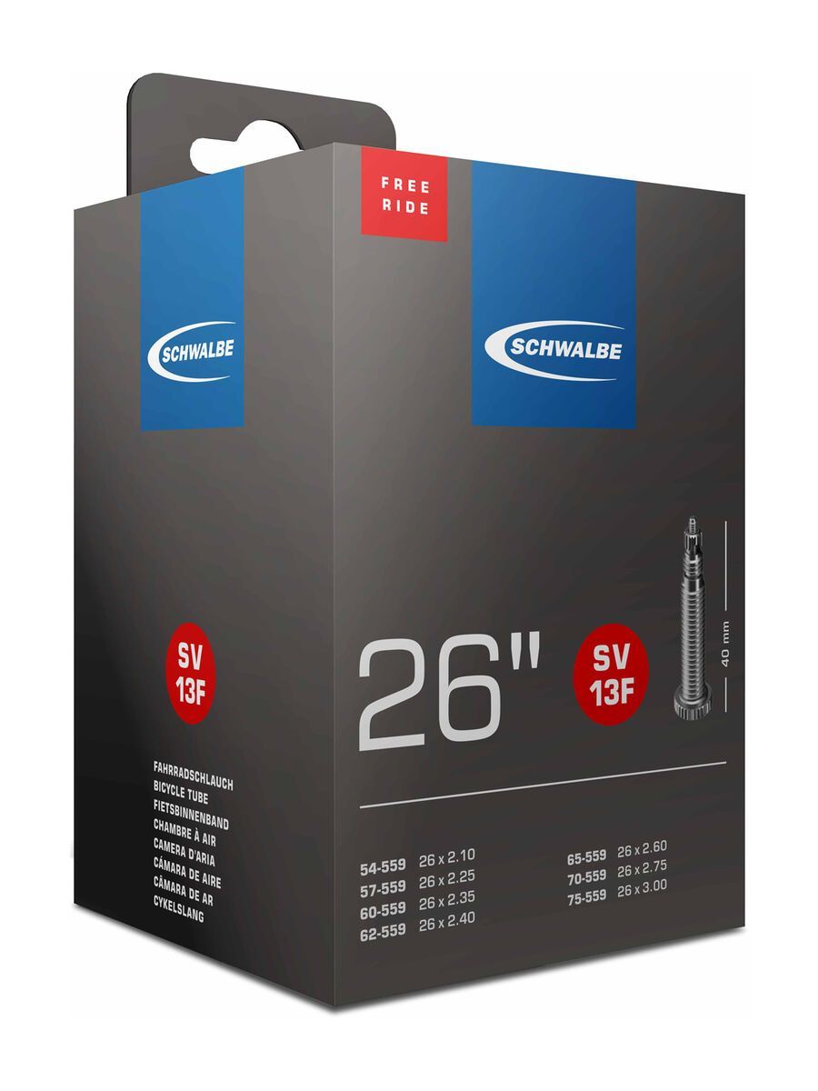 Schwalbe Schlauch SV 13F Freeride - 26 x 2.10-3.00 - Bild 1