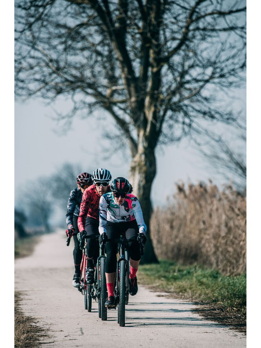 Castelli Unlimited W Thermal Jersey, silver gray/flowers - Bild 9