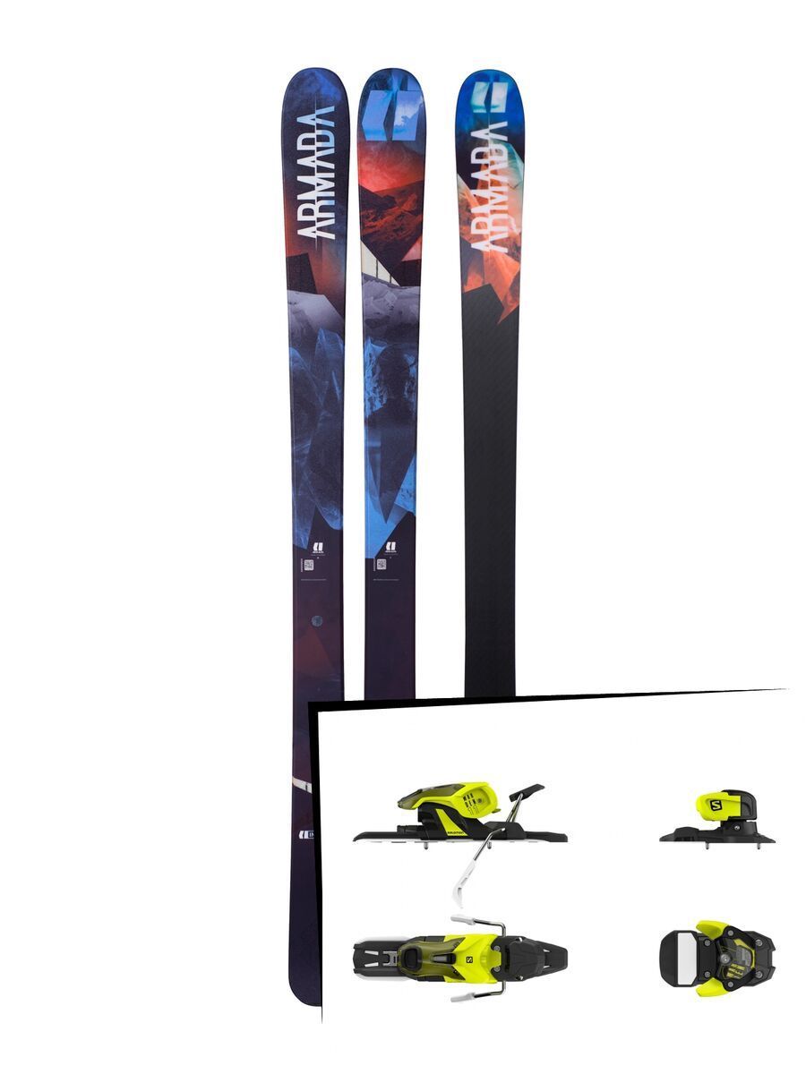 Set: Armada Invictus 99 Ti 2018 + Salomon Warden 11 yellow/black - Bild 1