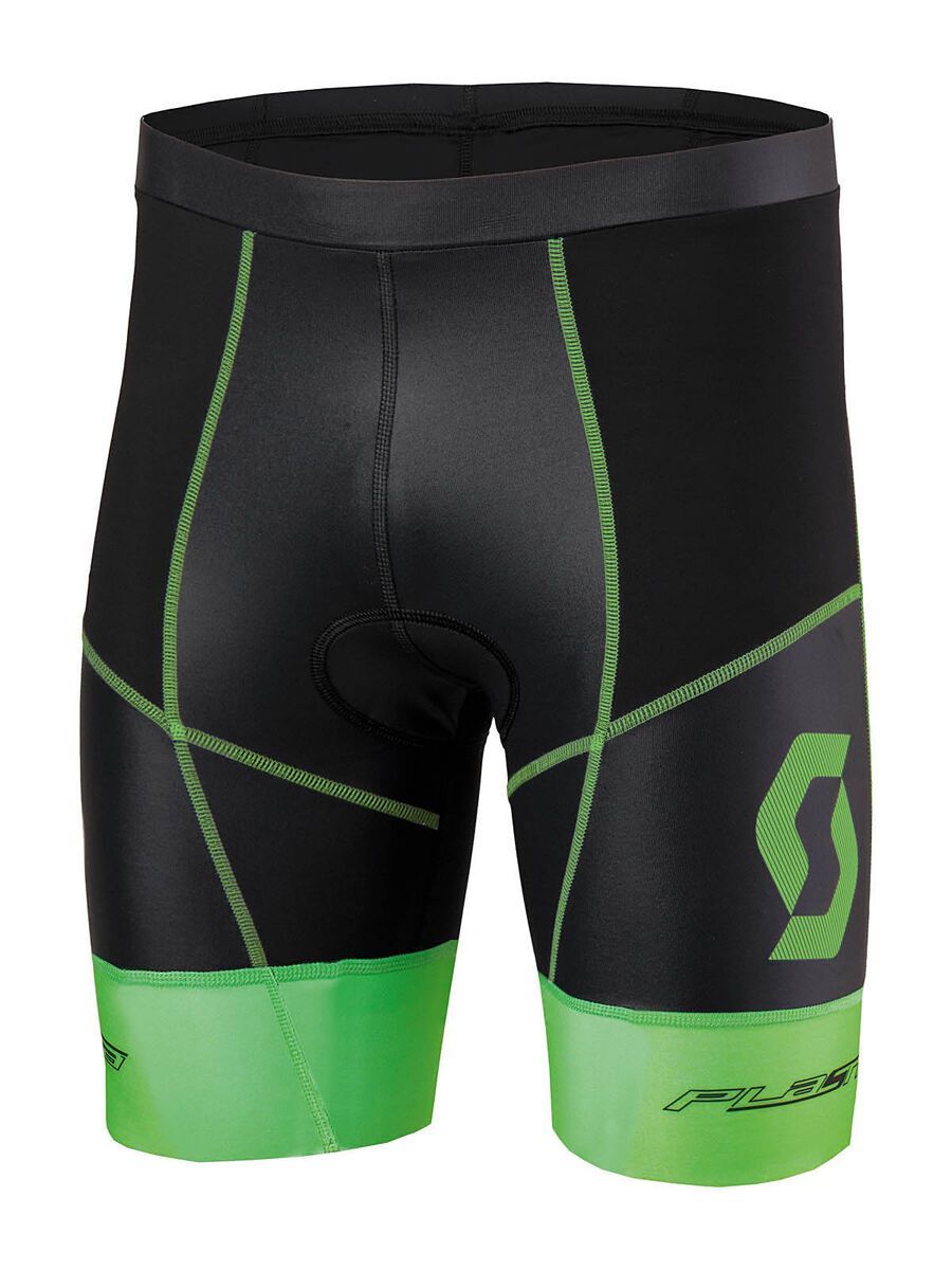 Scott Plasma w/pad Shorts, black/green - Bild 1