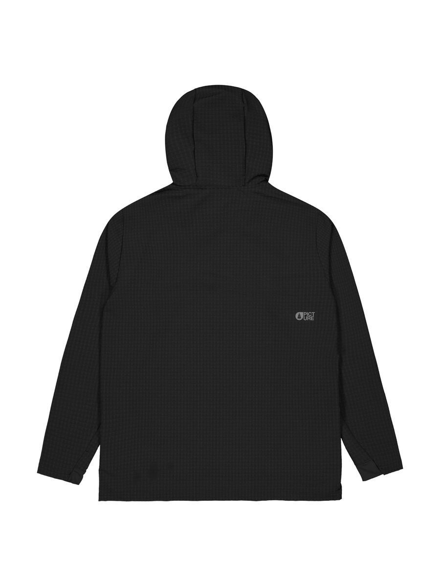 Picture Paraga 1/4 Zip Hoodie, black - Bild 3