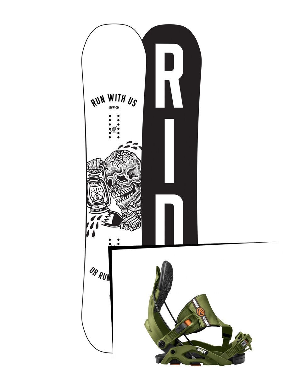 Set: Ride Burnout 2017 + Flow Nexus Hybrid (1718378S) - Bild 1