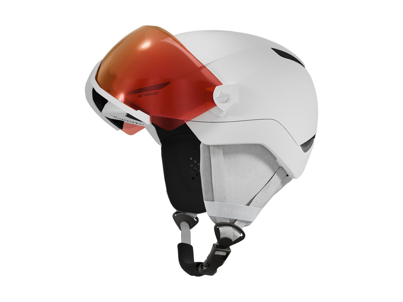 Atomic Revent Visor JR, Red Flash / white heather - Bild 2