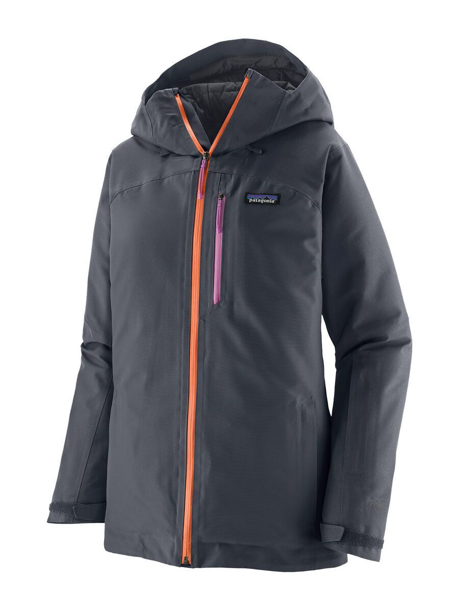 Patagonia Women's Insulated Powder Town Jacket, smolder blue w/orange peel - Bild 1