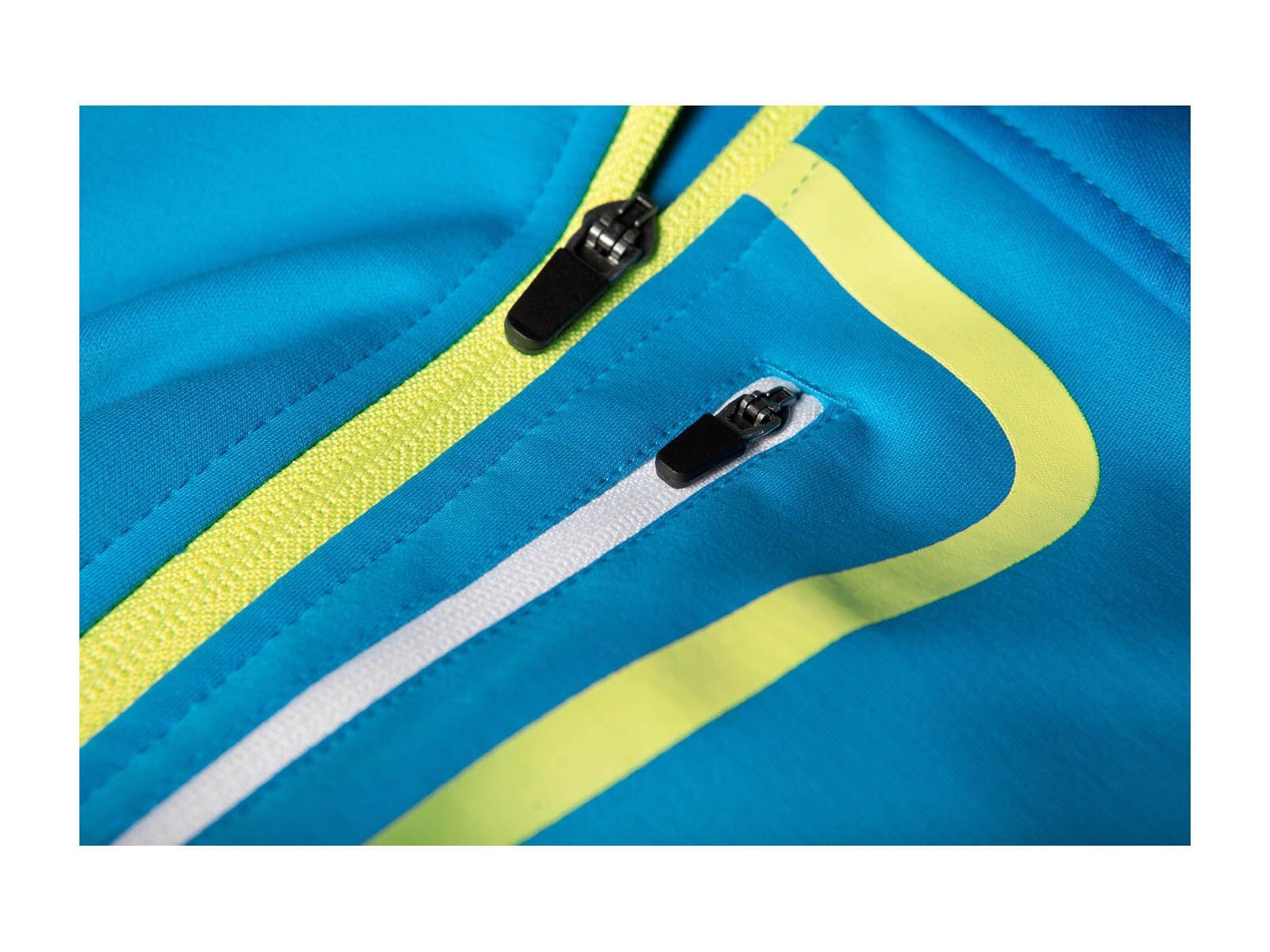 Cube Powerstretch Jacke, blau/lime - Bild 3