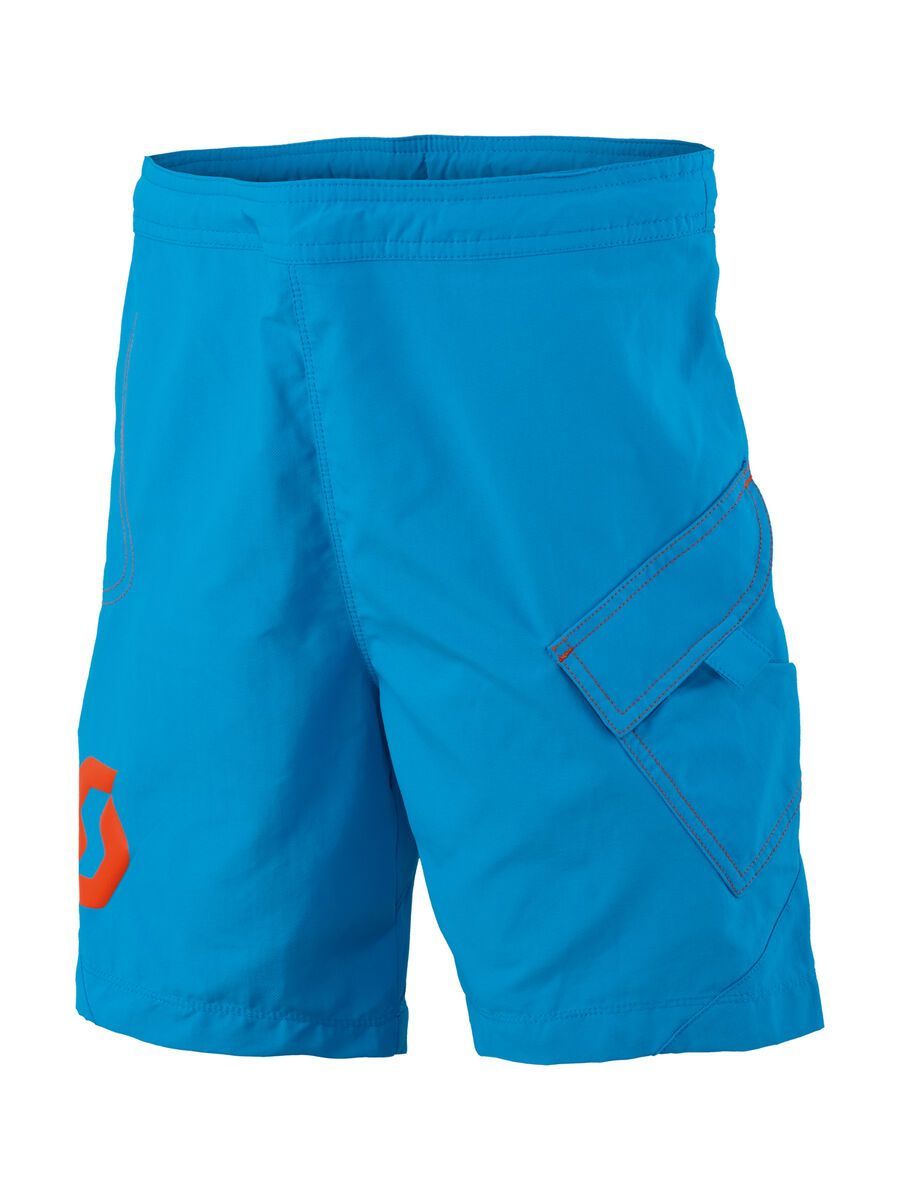 Scott Junior Trail 20 ls/fit Shorts, diva blue/tangerine orange - Bild 1