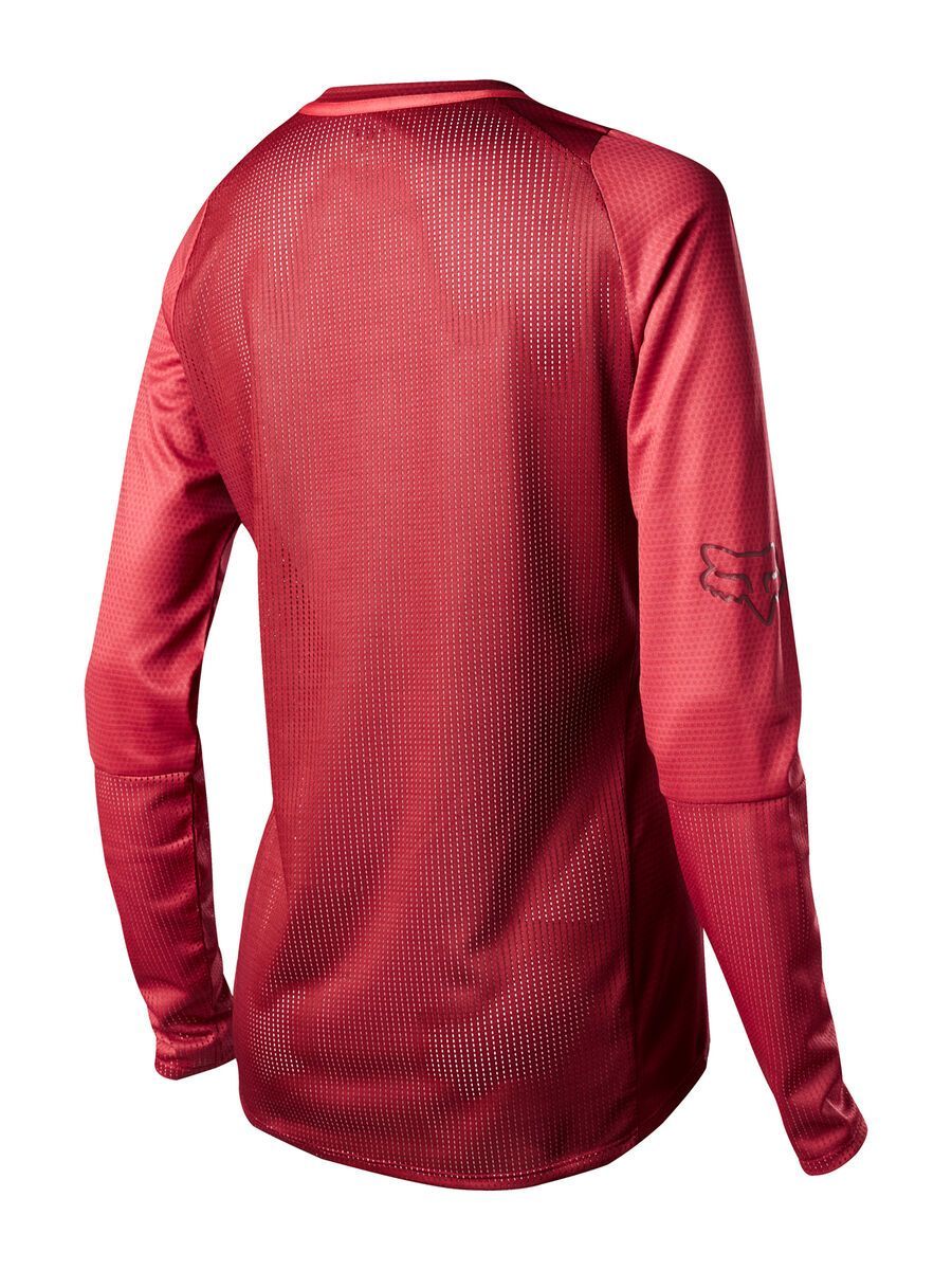 Fox Womens Defend LS Jersey, cardinal - Bild 2