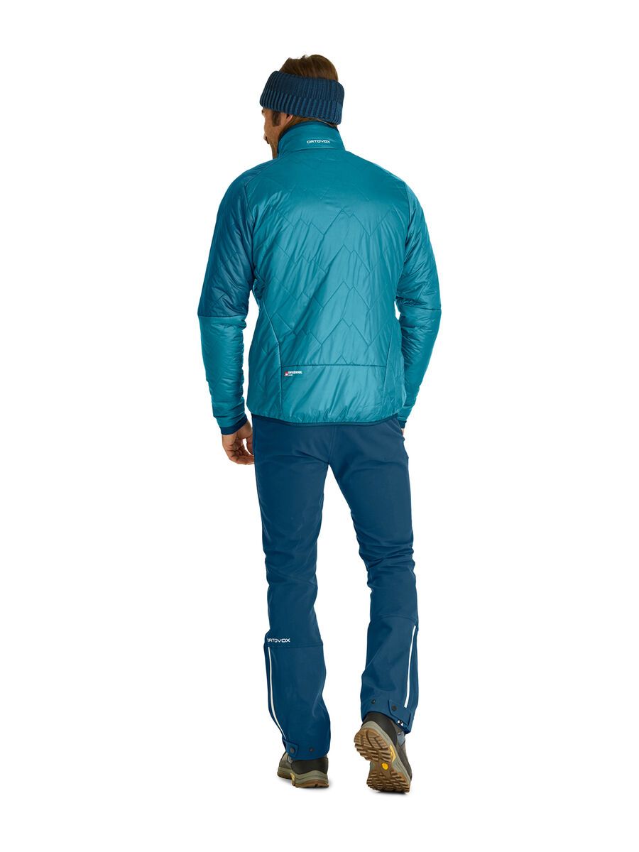 Ortovox Swisswool Piz Vial Jacket M, mountain blue - Bild 5
