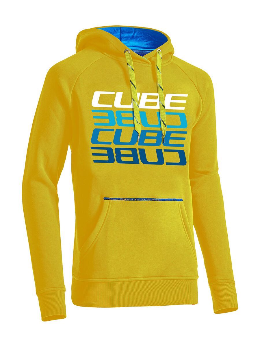 Cube Hoody Cube Mirrored Letters, yellow´n´white´n´blue - Bild 1