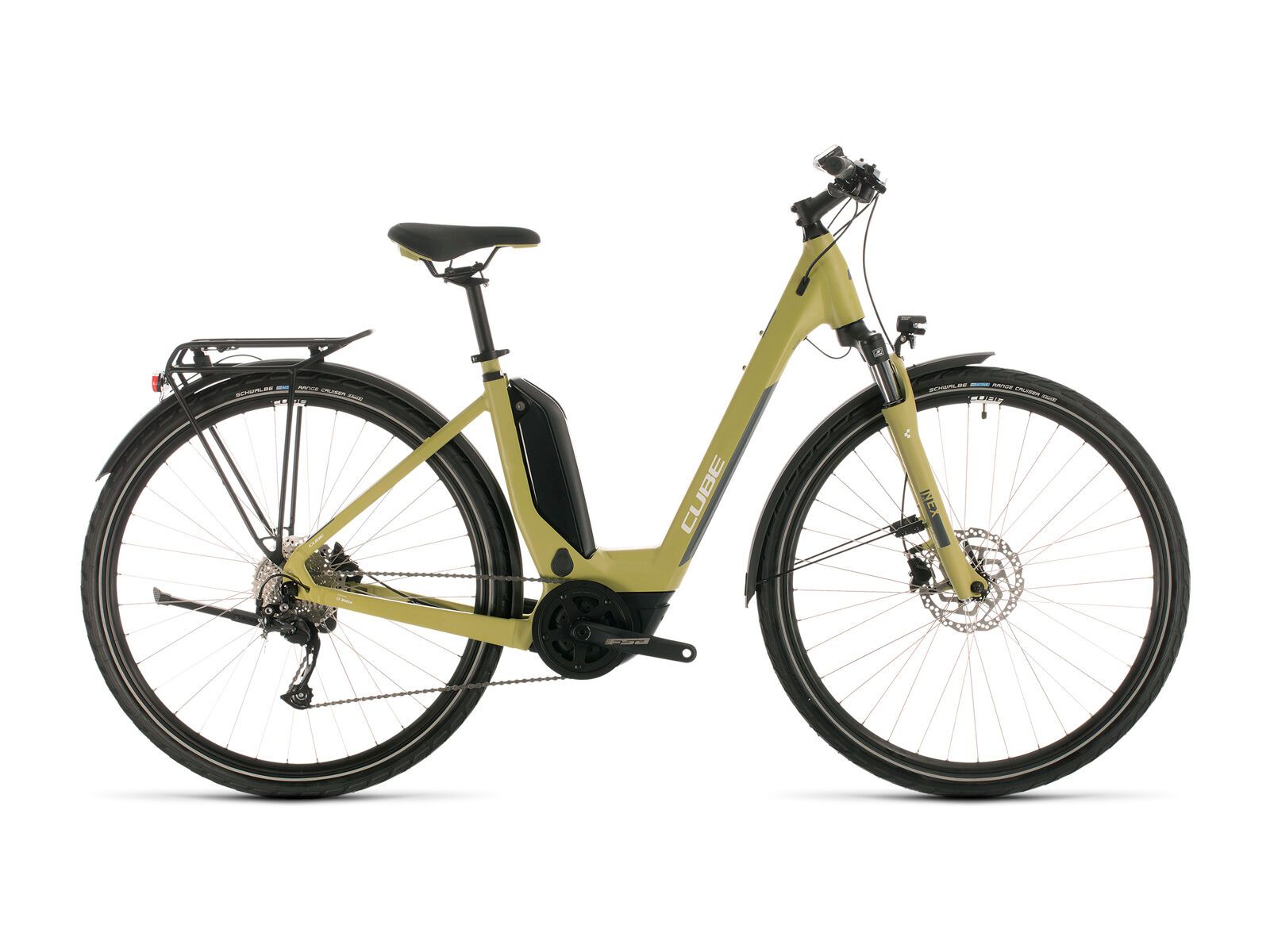 Cube Touring Hybrid ONE 400 Easy Entry, green´n´white - Bild 1