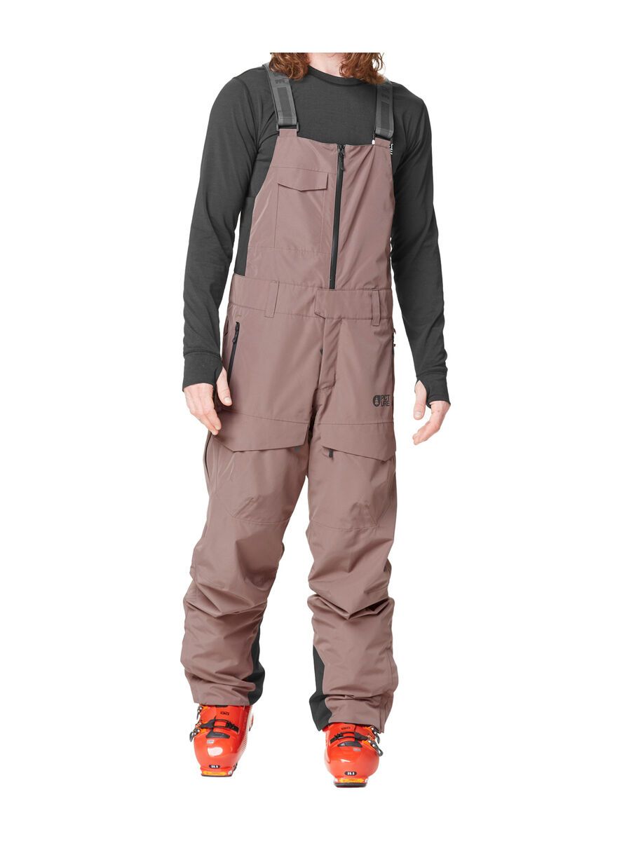 Picture U28 Bib Pants, deep taupe - Bild 1