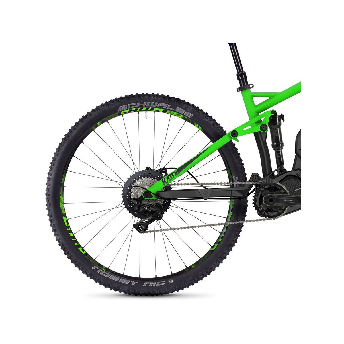 Ghost Hybride Kato FS S4.9 AL, neon green/night black - Bild 4