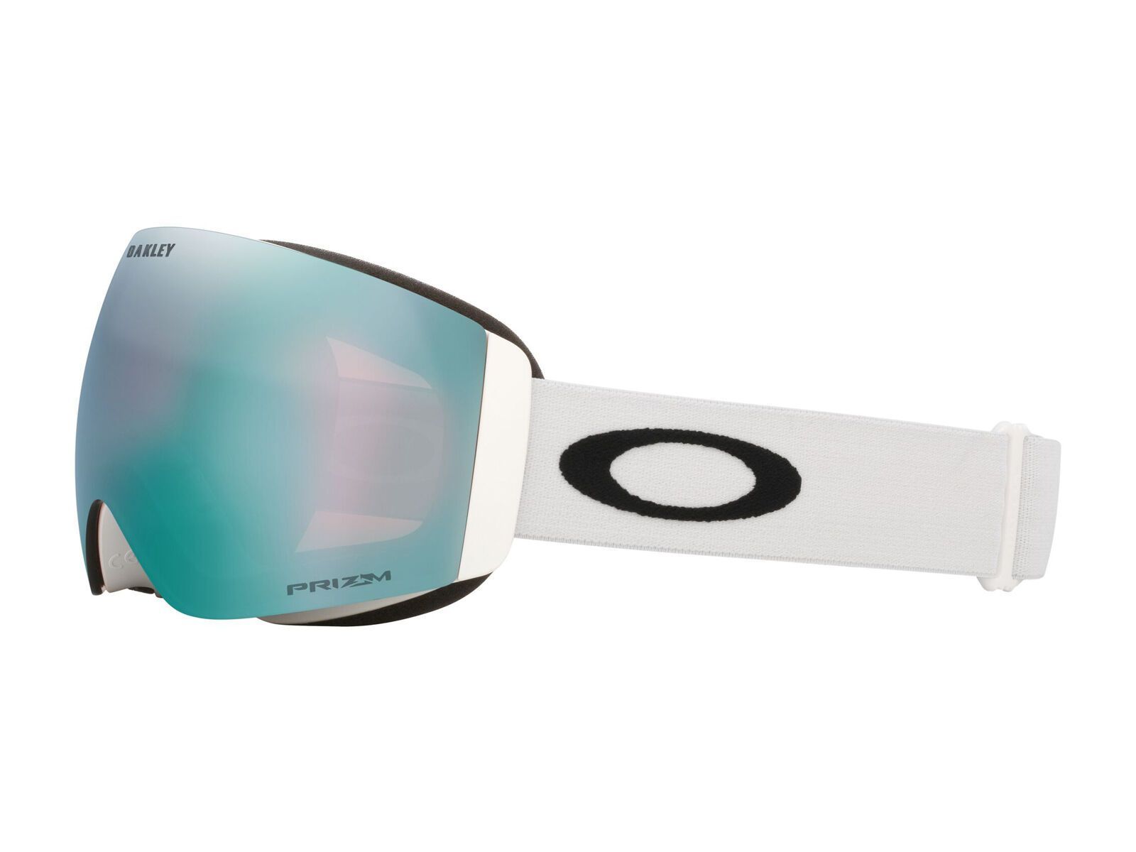 Oakley Flight Deck Pro M, Prizm Snow Sapphire Iridium & Iced / matte white - Bild 4