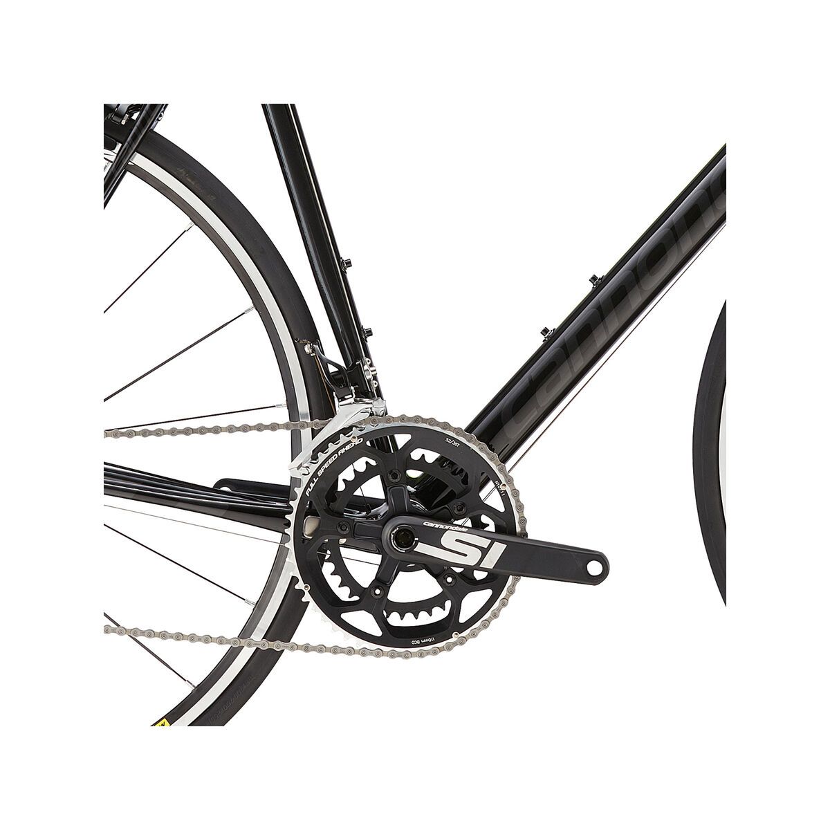 Cannondale SuperSix Evo 105 5, jet black w/ berzerker green and nearly black, gloss - Bild 3