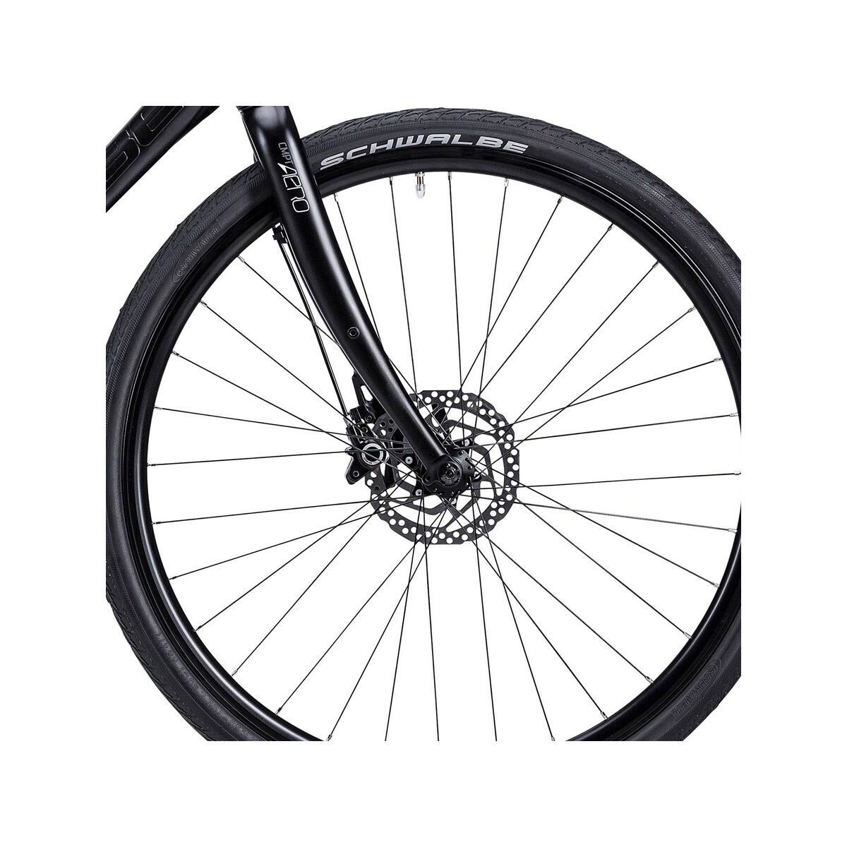 Cube Hyde Trapeze, black white shinyblack - Bild 2