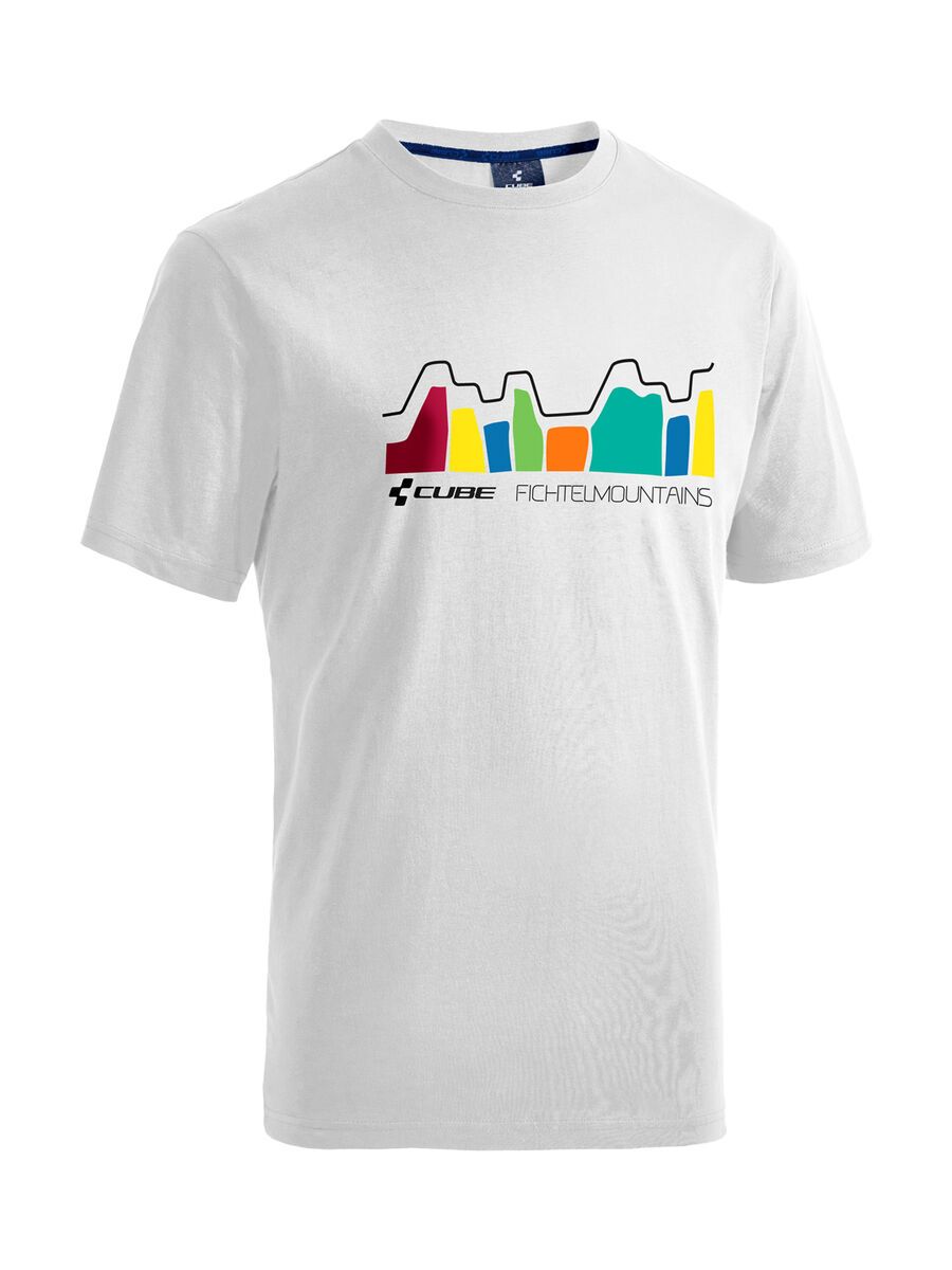 Cube Junior T-Shirt Fichtelmountains, white - Bild 1