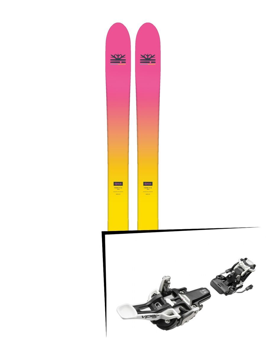 Set: DPS Skis Yvette 112 RP2 Foundation 2018 + Fritschi Diamir Vipec 12 schwarz - Bild 1