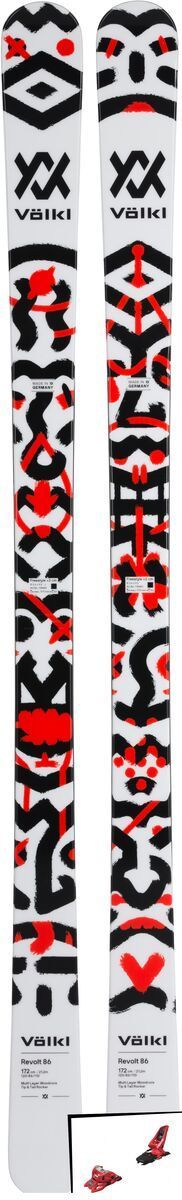 Set: Völkl Revolt 86 2019 + Marker Squire 11 ID red - Bild 1