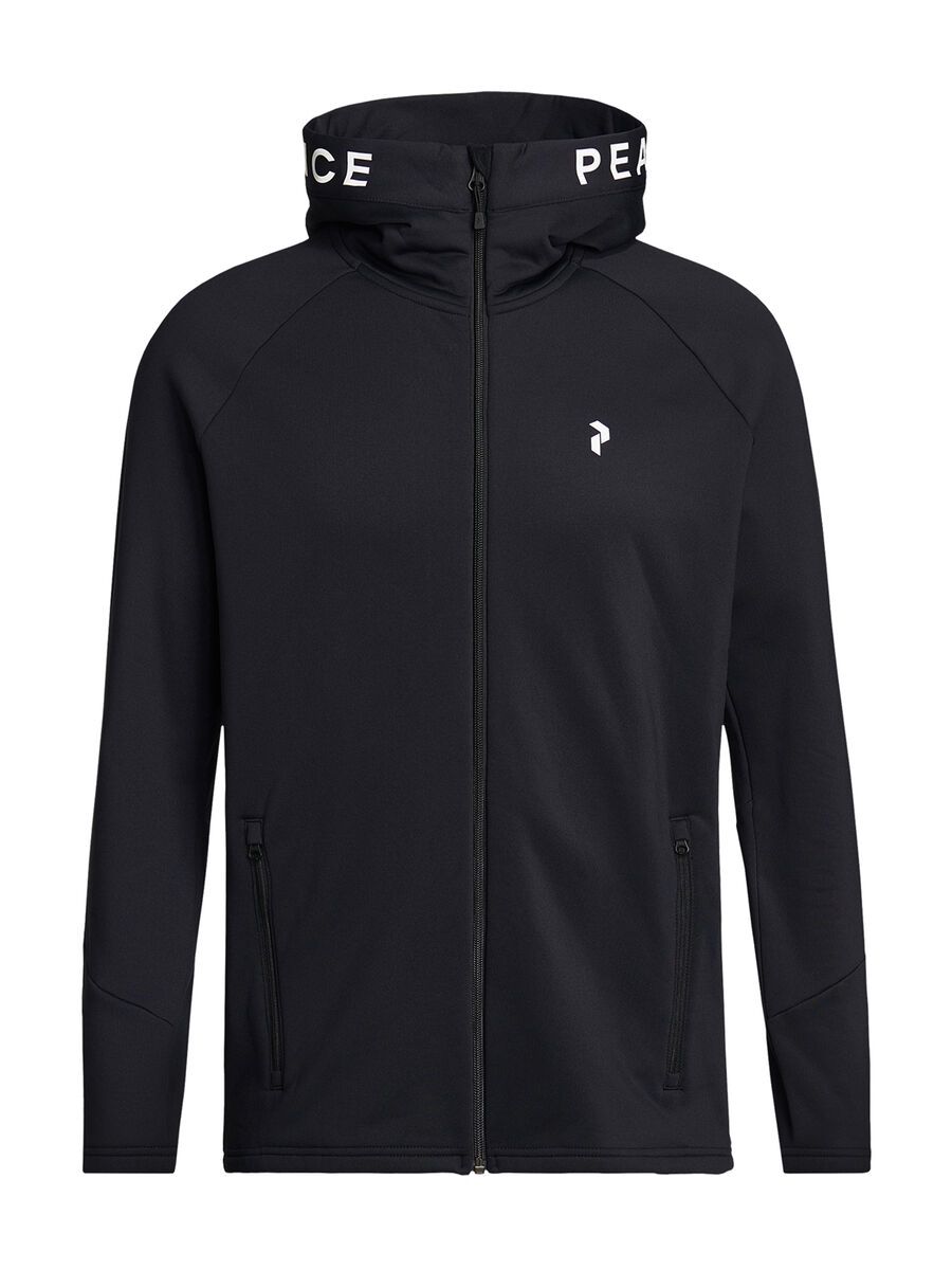 Peak Performance Rider Zip Hood, black - Bild 1