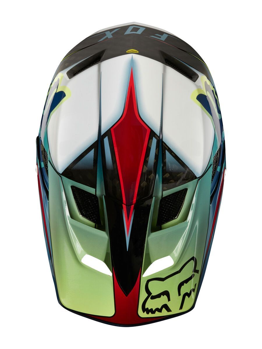 Fox Rampage Pro Carbon Kustom, white/red/black - Bild 5
