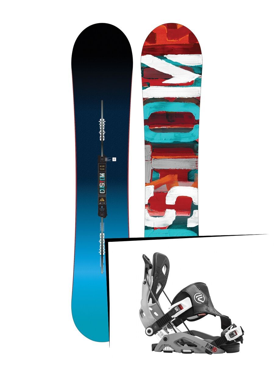 Set: Burton Custom 2017 + Flow Fuse Hybrid (1513151S) - Bild 1