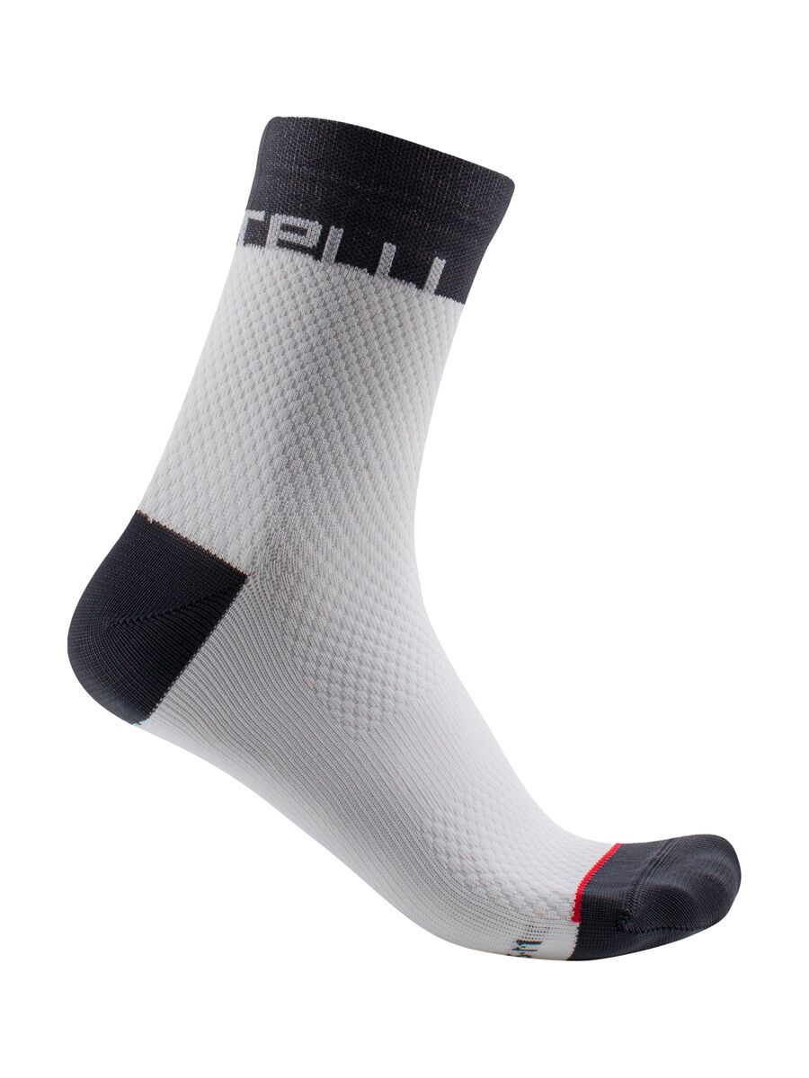 Castelli Velocissima 12 Sock, white/dark gray - Bild 1