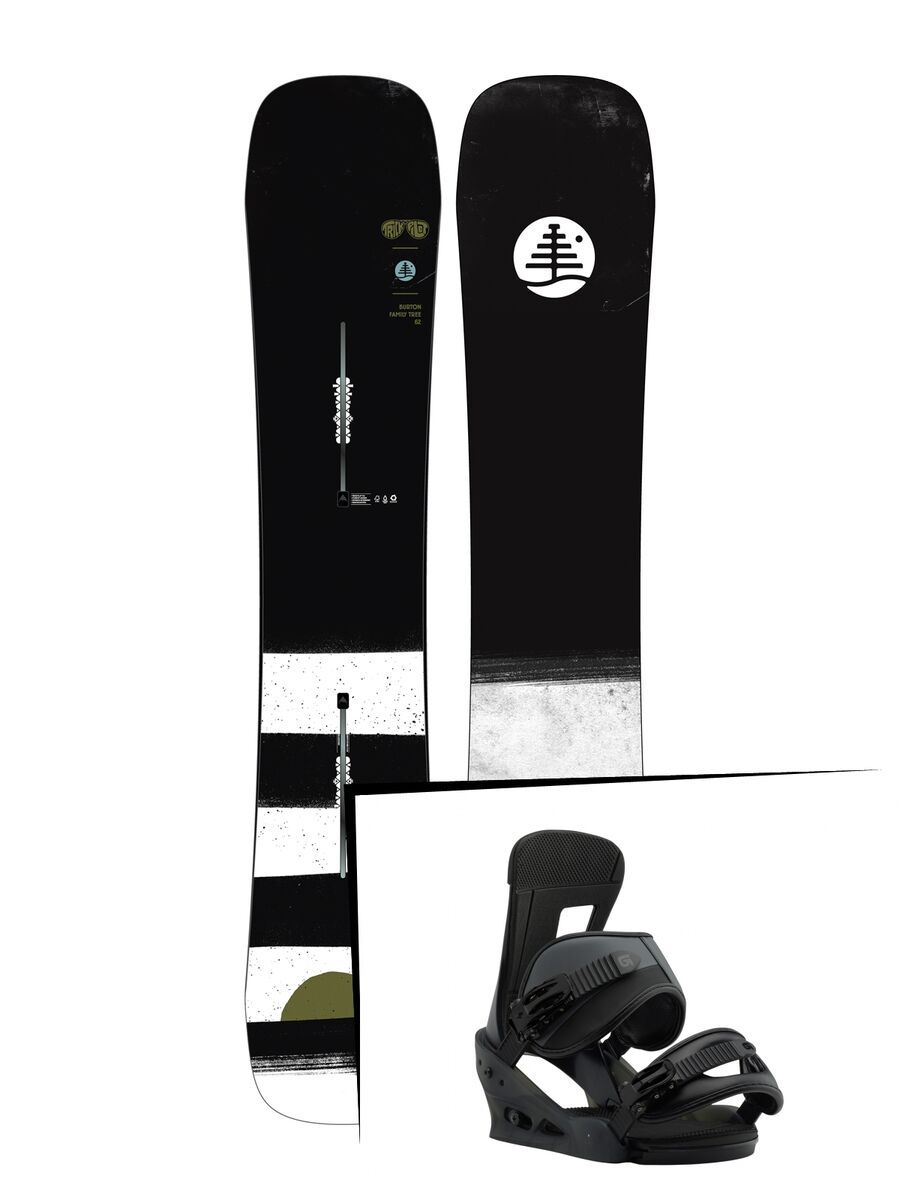 Set: Burton Family Tree Trick Pilot 2019 + Burton Freestyle black matte - Bild 1