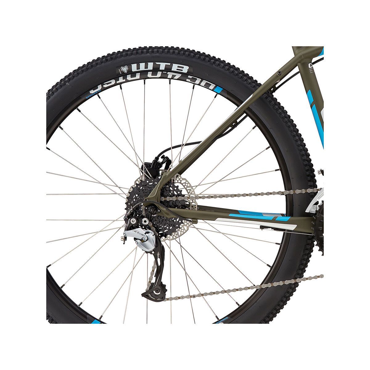 Cannondale Trail 5 27.5, green clay w/ ultra blue, reflective silver, matte - Bild 4