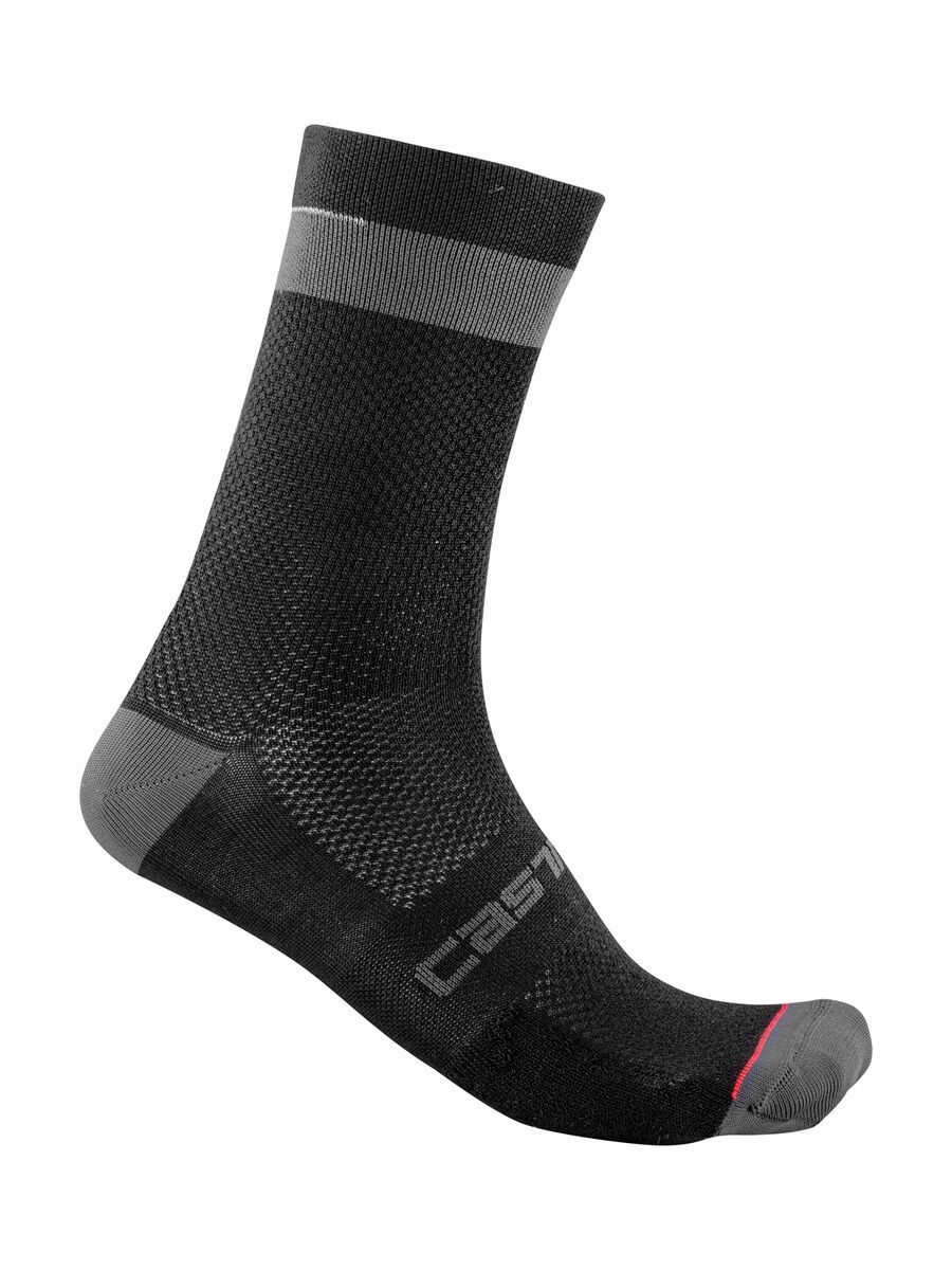 Castelli Alpha 18 Sock, black/dark gray - Bild 1