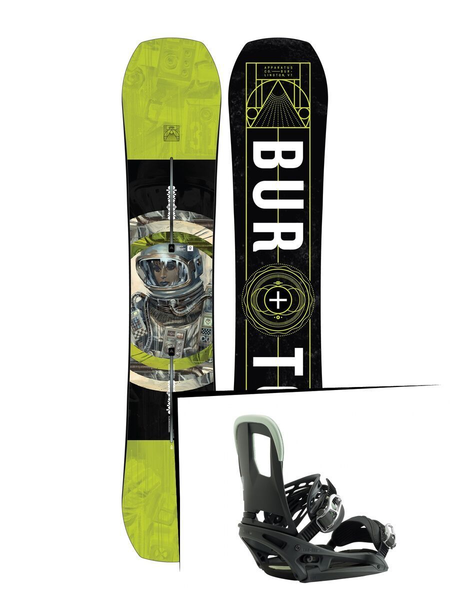 Set: Burton Paramount 2019 + Burton Cartel EST salty shark - Bild 1