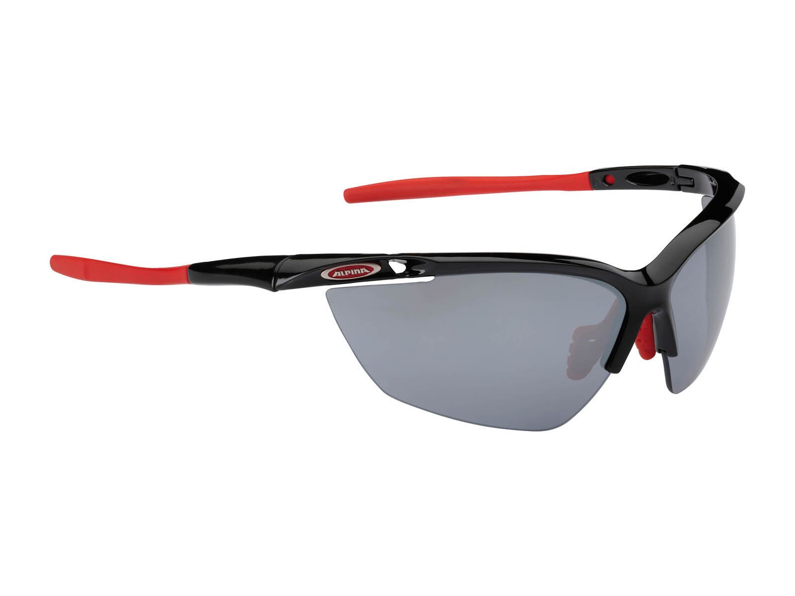 Alpina Guard 2.0, black-red/Lens: ceramic mirror black - Bild 1