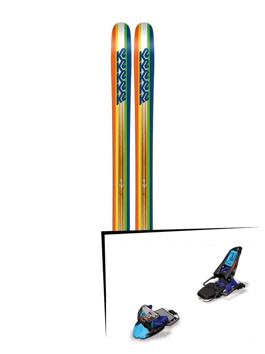 K2 SKI Set: Shreditor 102 2016 + Marker Squire 11 - Bild 1