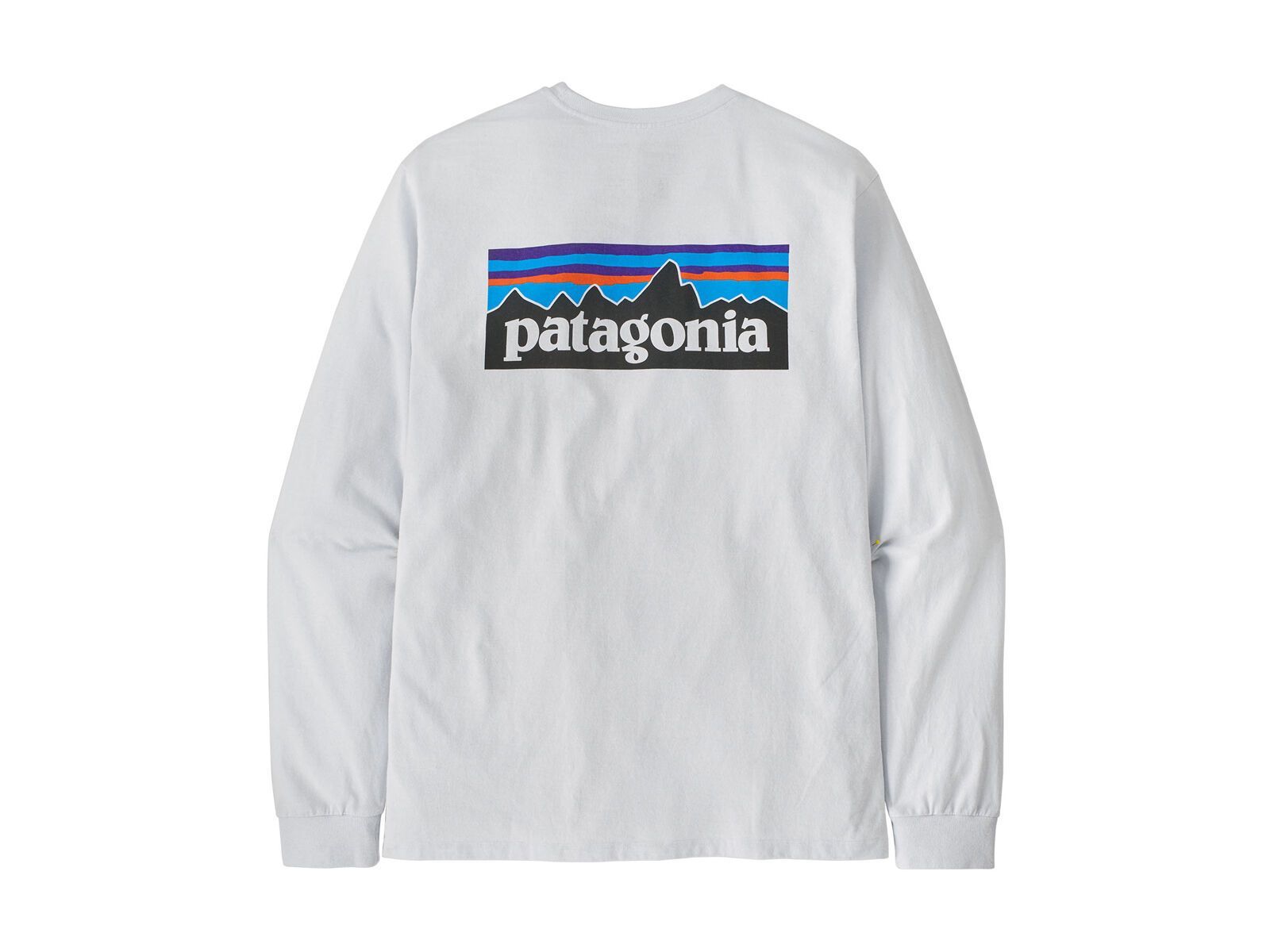Patagonia Men's Long-Sleeved P-6 Logo Responsibili-Tee, white - Bild 3